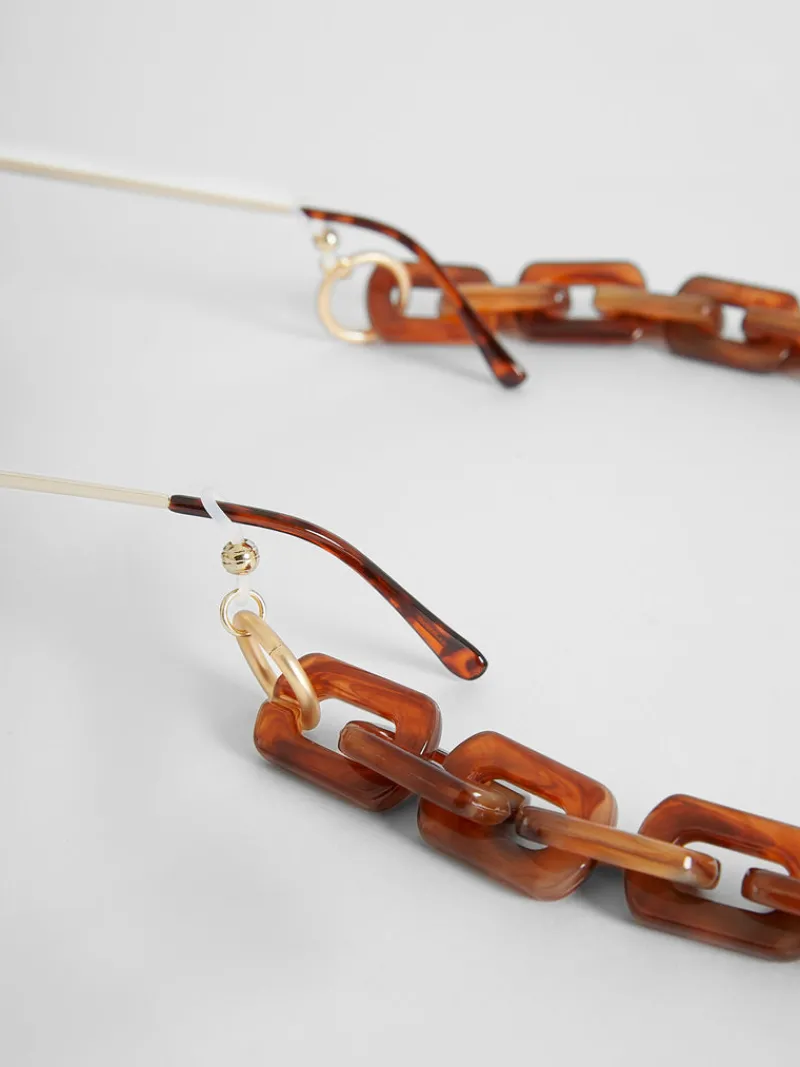 FRENCH CONNECTION Jewellery | Sunglasses<Resin Chunky Sunglasses Chain Tortoise