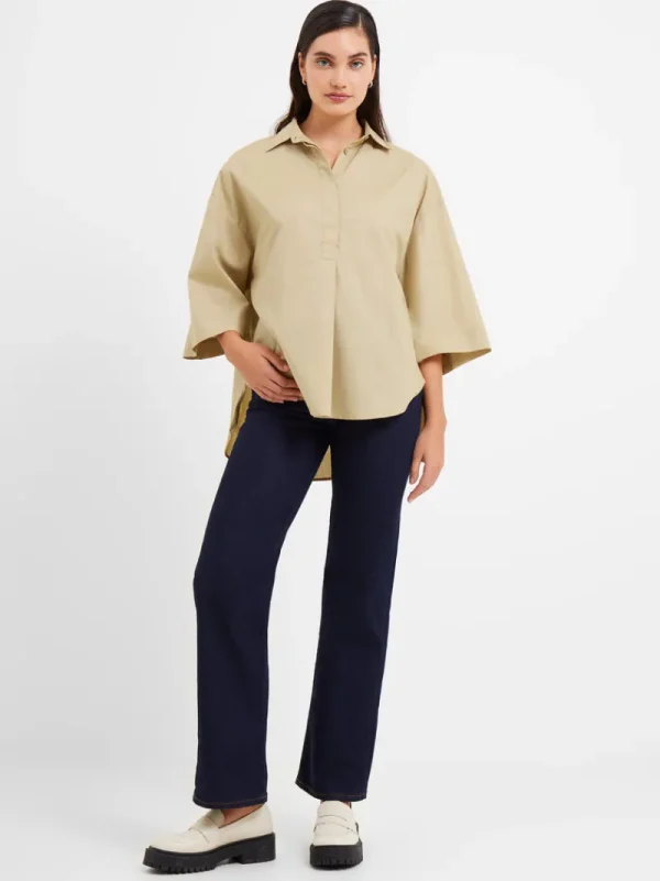 FRENCH CONNECTION Women's Shirts<Rhodes Poplin Popover Shirt Incense