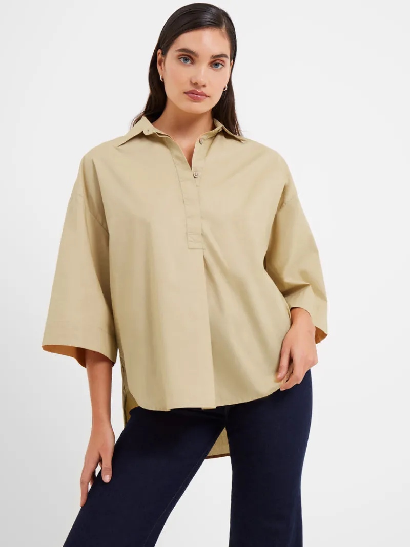 FRENCH CONNECTION Women's Shirts<Rhodes Poplin Popover Shirt Incense
