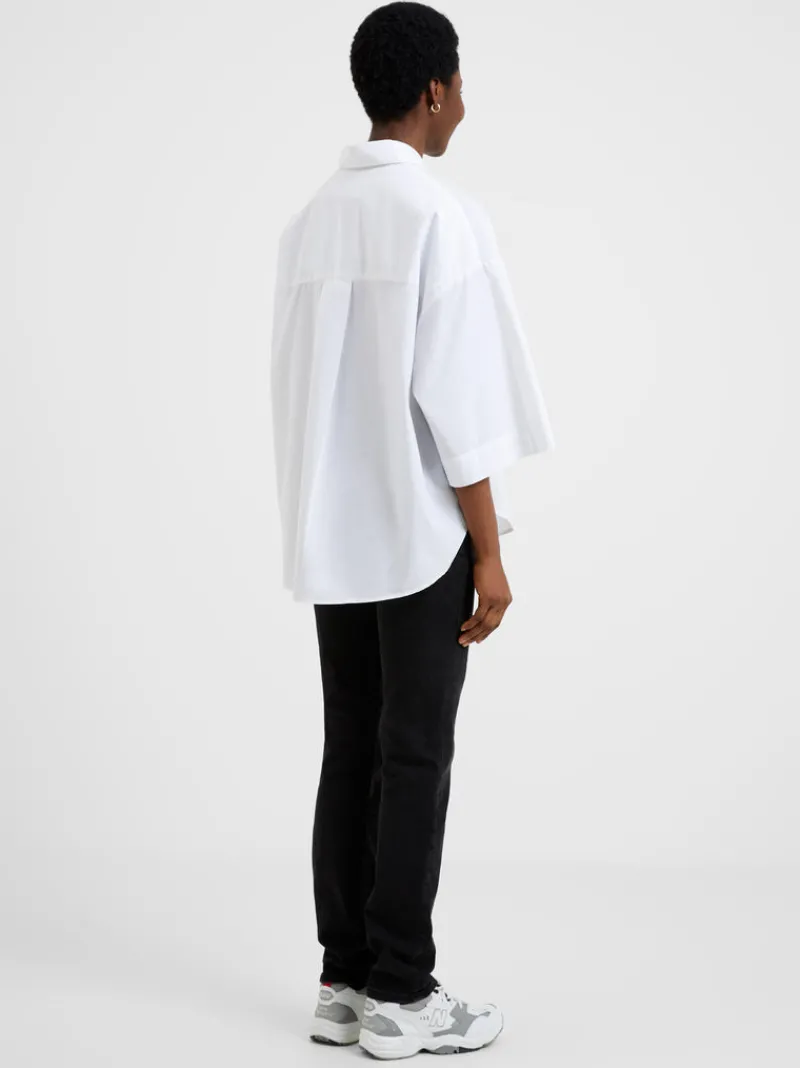 FRENCH CONNECTION Women's Shirts<Rhodes Poplin Popover Shirt LinenWhite