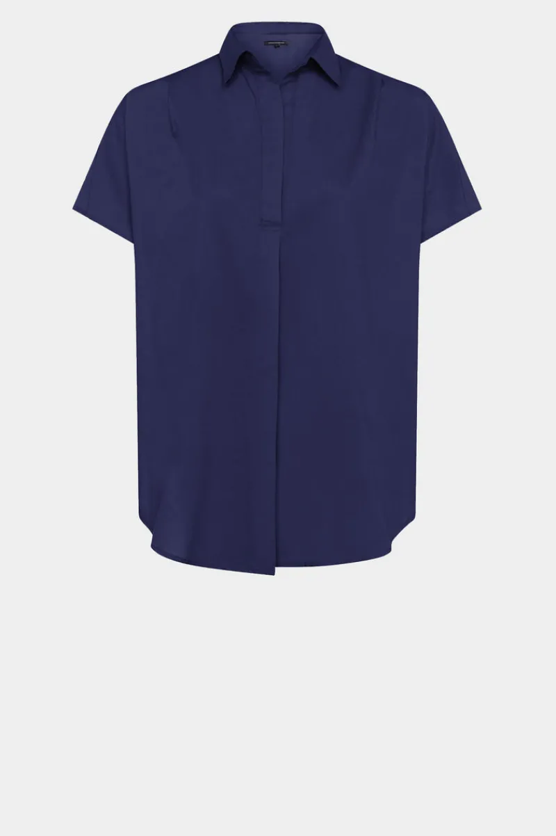FRENCH CONNECTION Women's Shirts<Rhodes Poplin Sleeveless Popover Shirt Indigo
