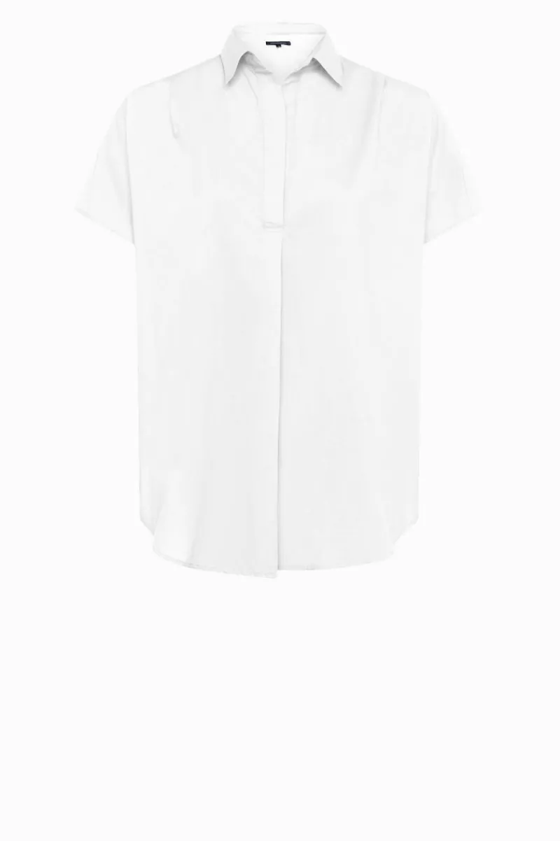 FRENCH CONNECTION Women's Shirts<Rhodes Poplin Sleeveless Popover Shirt LinenWhite