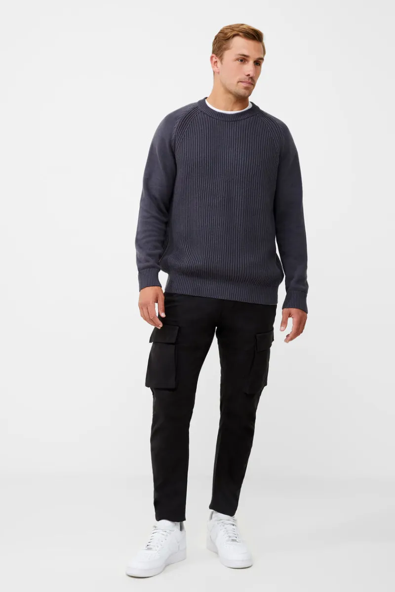 FRENCH CONNECTION Sale | Jumpers & Cardigans<Ribbed Raglan Jumper ForgedIron