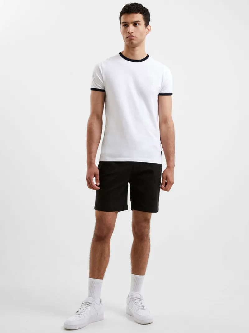 FRENCH CONNECTION T-Shirts & Polo Shirts<Ringer T-Shirt White/DarkNavy
