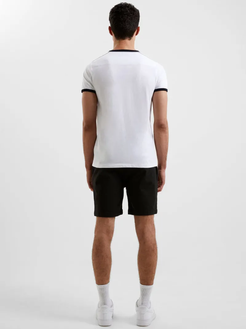 FRENCH CONNECTION T-Shirts & Polo Shirts<Ringer T-Shirt White/DarkNavy