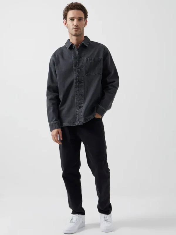FRENCH CONNECTION Coats & Jackets<Rox Recycled Denim Jacket MidWash