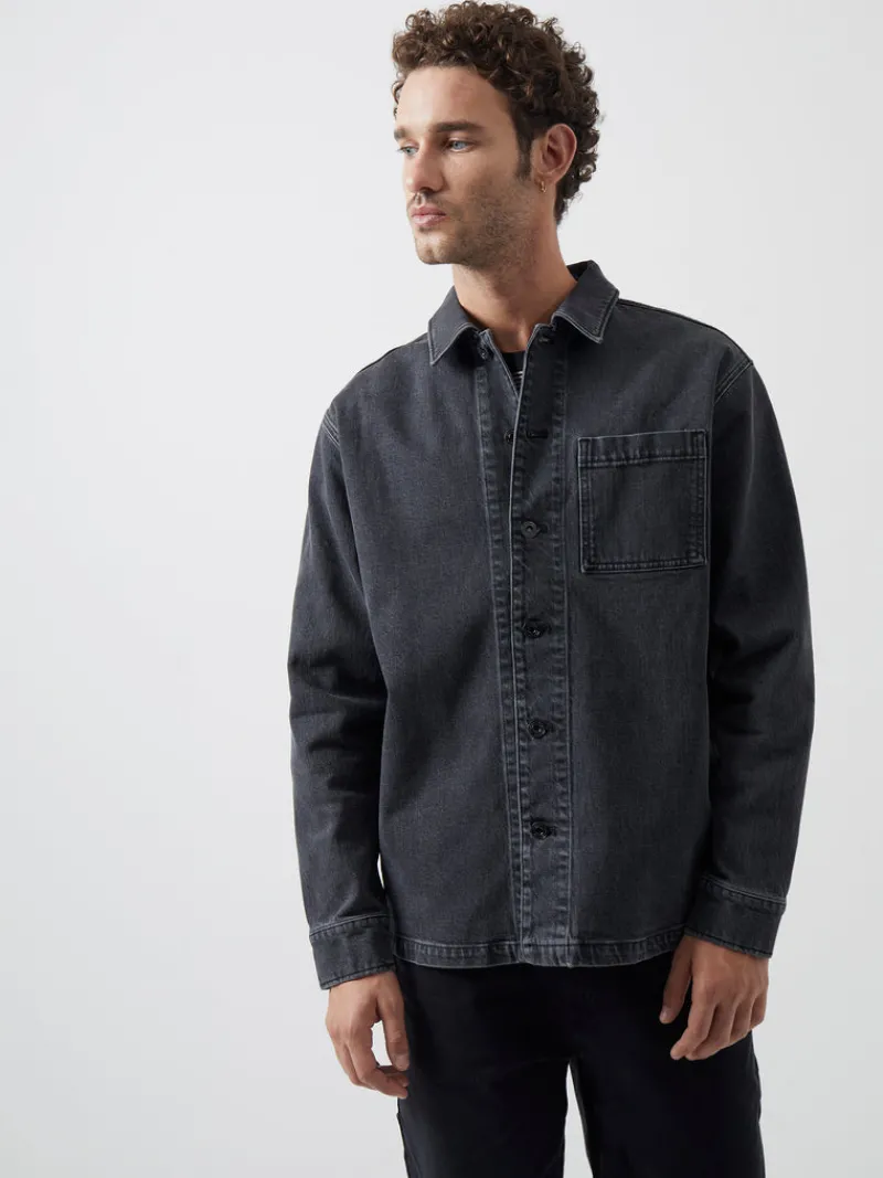 FRENCH CONNECTION Coats & Jackets<Rox Recycled Denim Jacket MidWash