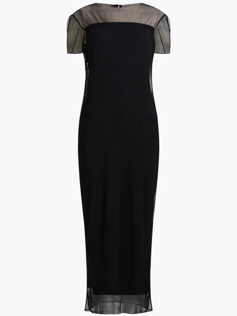 FRENCH CONNECTION Wedding Guest Dresses<Saskia Ruched Midi Dress Blackout