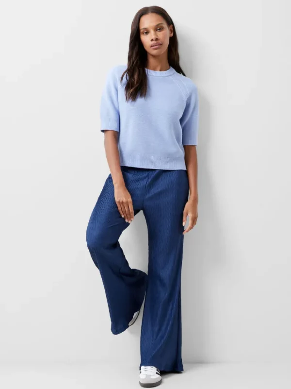 FRENCH CONNECTION Women's Trousers<Scarlette Plisse Trousers MidnightBlue