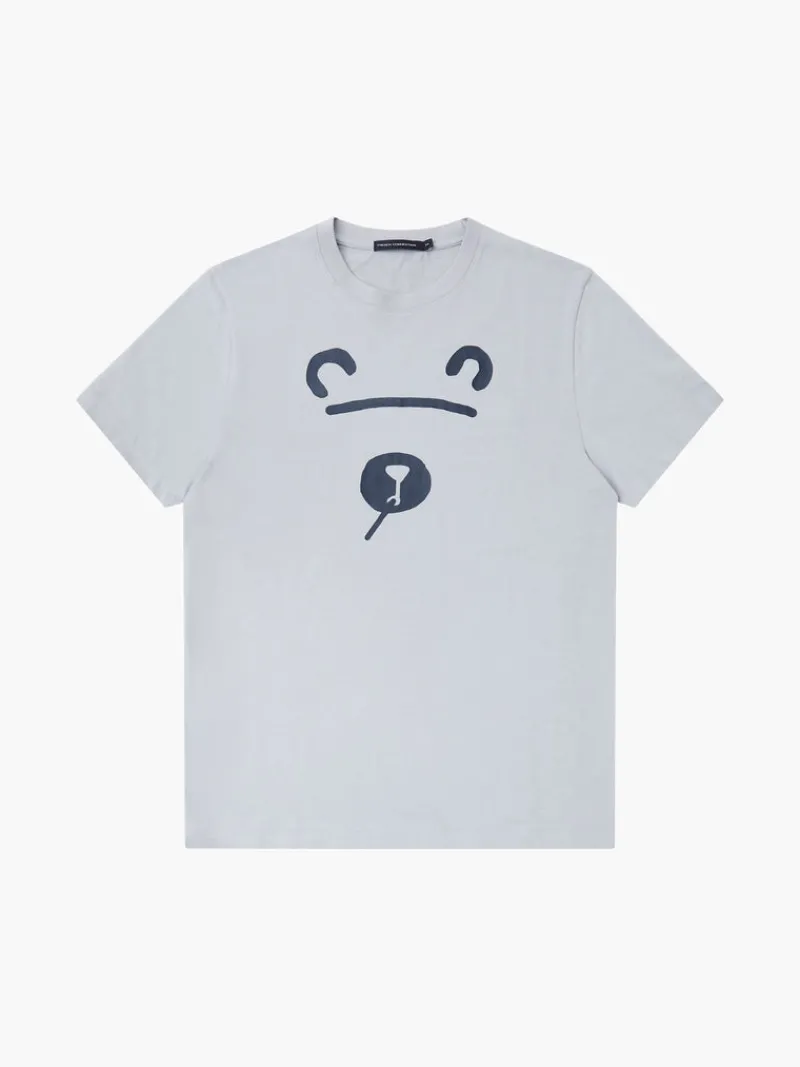 FRENCH CONNECTION Sale | T-Shirts & Polo Shirts<Shadow Bear T-Shirt SleetGrey