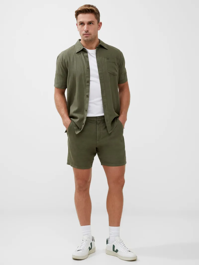 FRENCH CONNECTION Shorts<Soft Tailored Shorts Olive