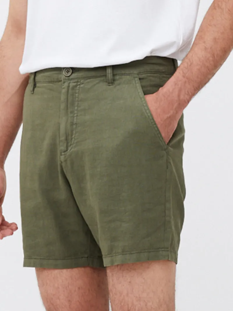 FRENCH CONNECTION Shorts<Soft Tailored Shorts Olive