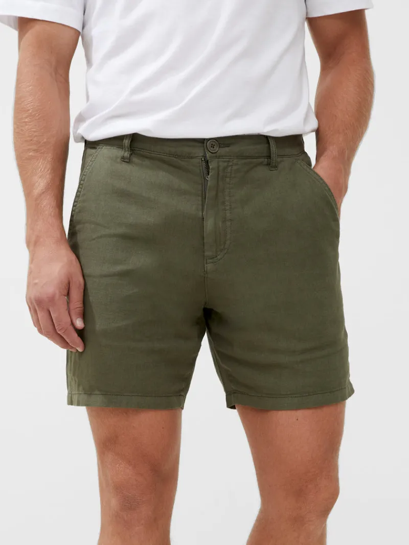 FRENCH CONNECTION Shorts<Soft Tailored Shorts Olive