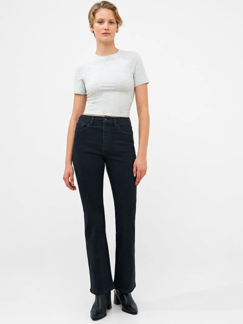 FRENCH CONNECTION Jeans | Women's Trousers<Stretch Denim Bootcut Full Length Jeans Black