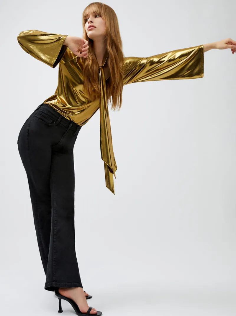 FRENCH CONNECTION Jeans | Women's Trousers<Stretch Denim Bootcut Full Length Jeans Black