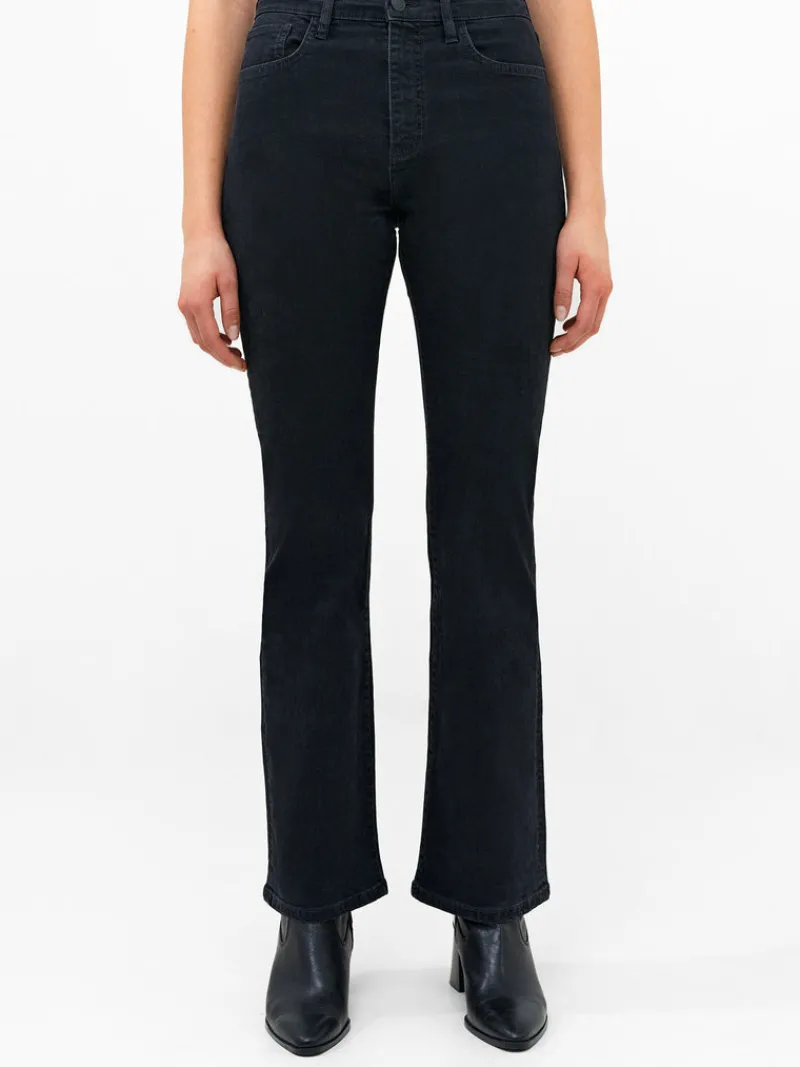 FRENCH CONNECTION Jeans | Women's Trousers<Stretch Denim Bootcut Full Length Jeans Black