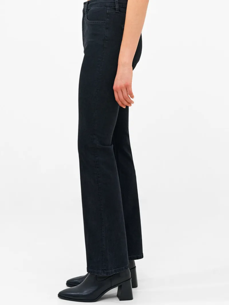 FRENCH CONNECTION Jeans | Women's Trousers<Stretch Denim Bootcut Full Length Jeans Black
