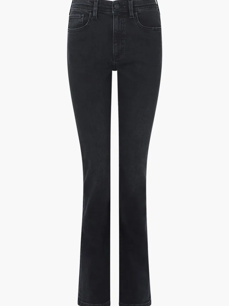 FRENCH CONNECTION Jeans | Women's Trousers<Stretch Denim Bootcut Full Length Jeans Black