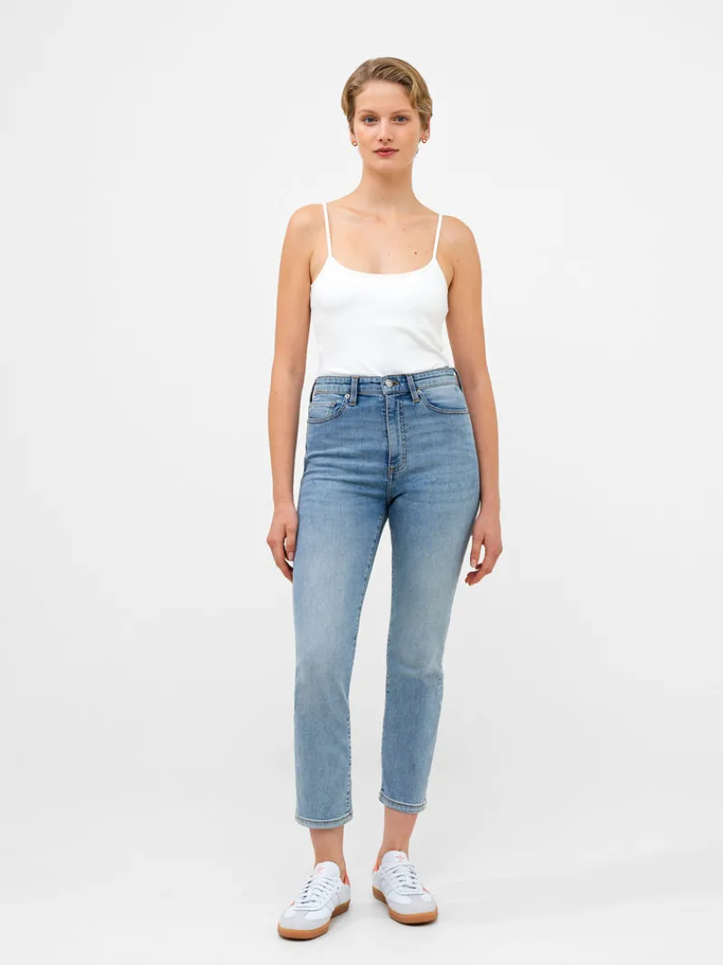 FRENCH CONNECTION Jeans | Women's Trousers<Stretch Denim Cigarette Fit Ankle Length Jeans BleachWash