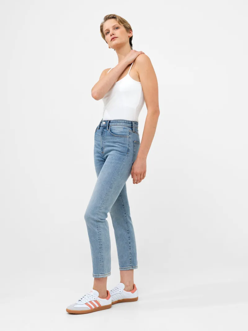 FRENCH CONNECTION Jeans | Women's Trousers<Stretch Denim Cigarette Fit Ankle Length Jeans BleachWash