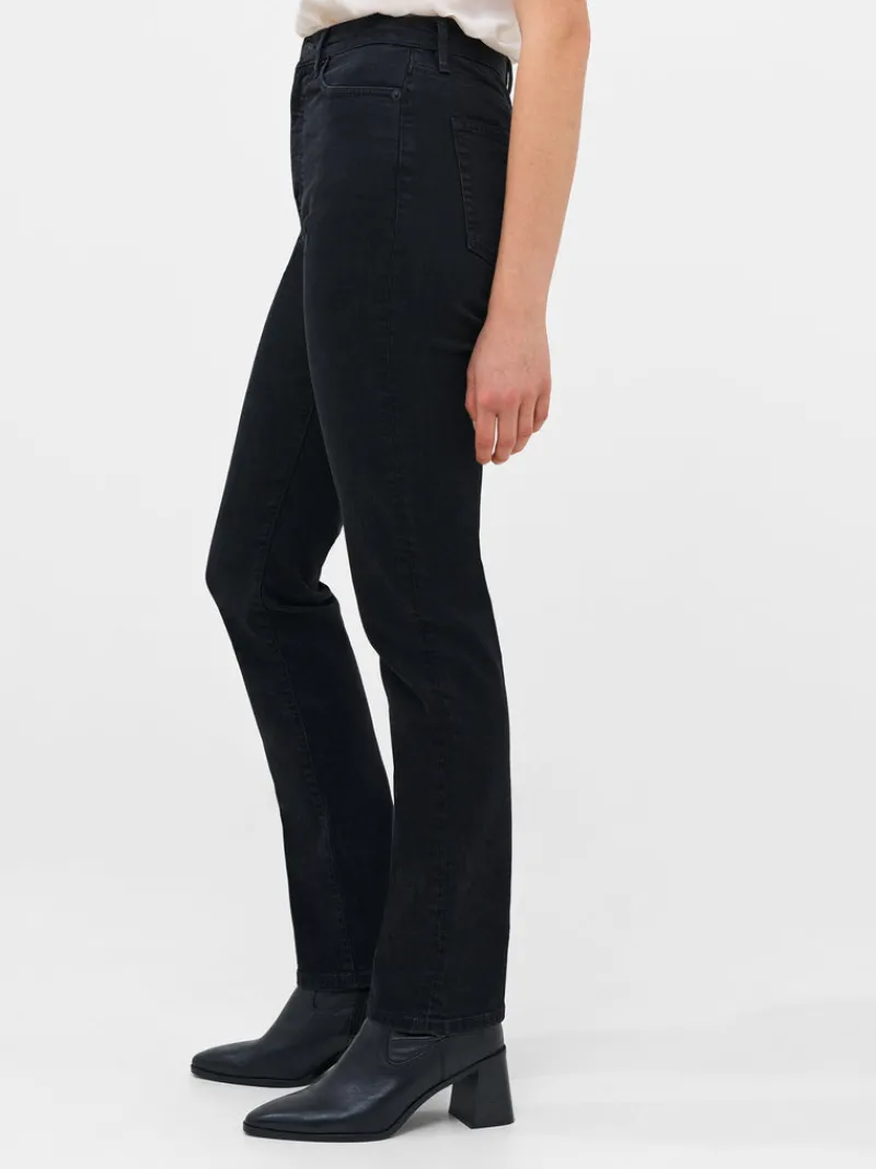 FRENCH CONNECTION Jeans | Women's Trousers<Stretch Denim Cigarette Fit High Waisted Jeans Black