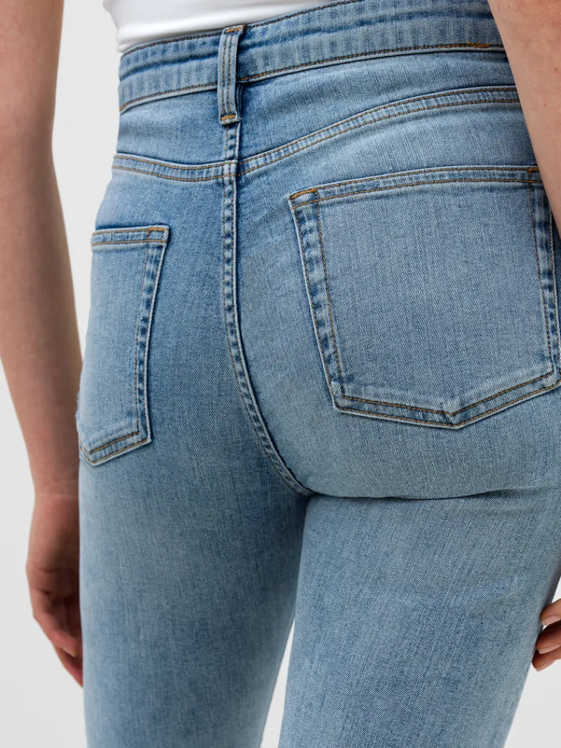 FRENCH CONNECTION Jeans | Women's Trousers<Stretch Denim Cigarette Fit Ankle Length Jeans BleachWash