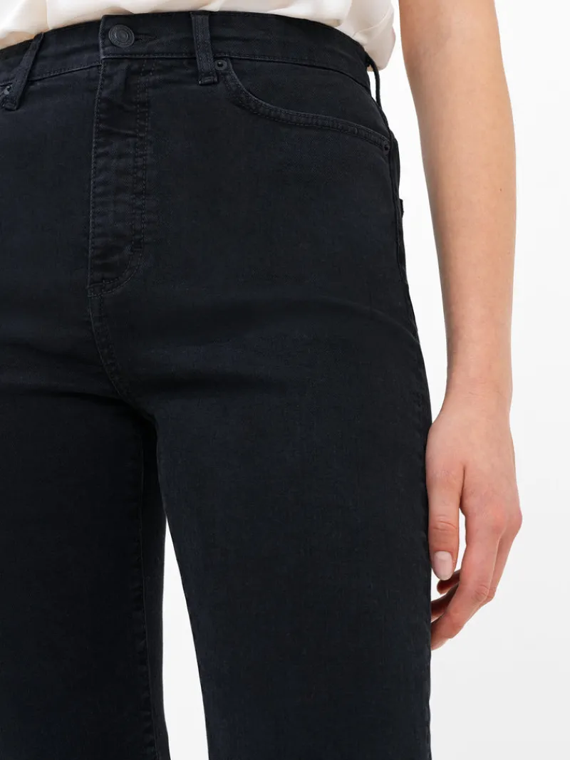 FRENCH CONNECTION Jeans | Women's Trousers<Stretch Denim Cigarette Fit High Waisted Jeans Black