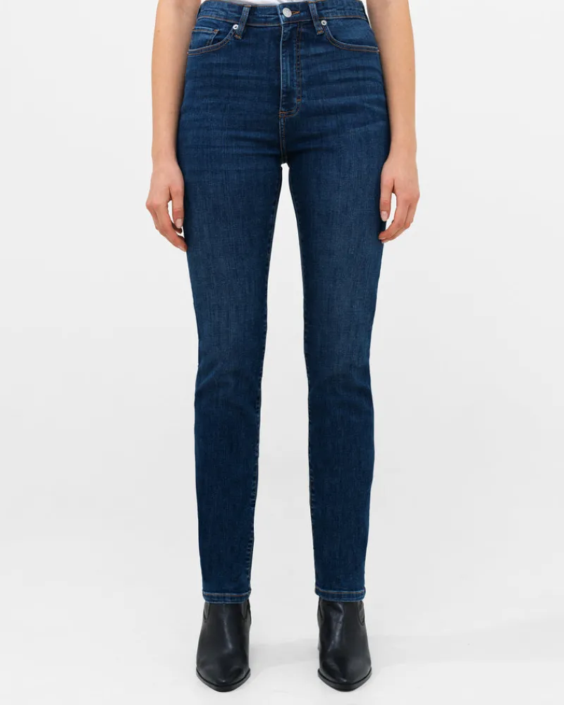 FRENCH CONNECTION Jeans | Women's Trousers<Stretch Denim Cigarette Fit Full Length Jeans MidWash