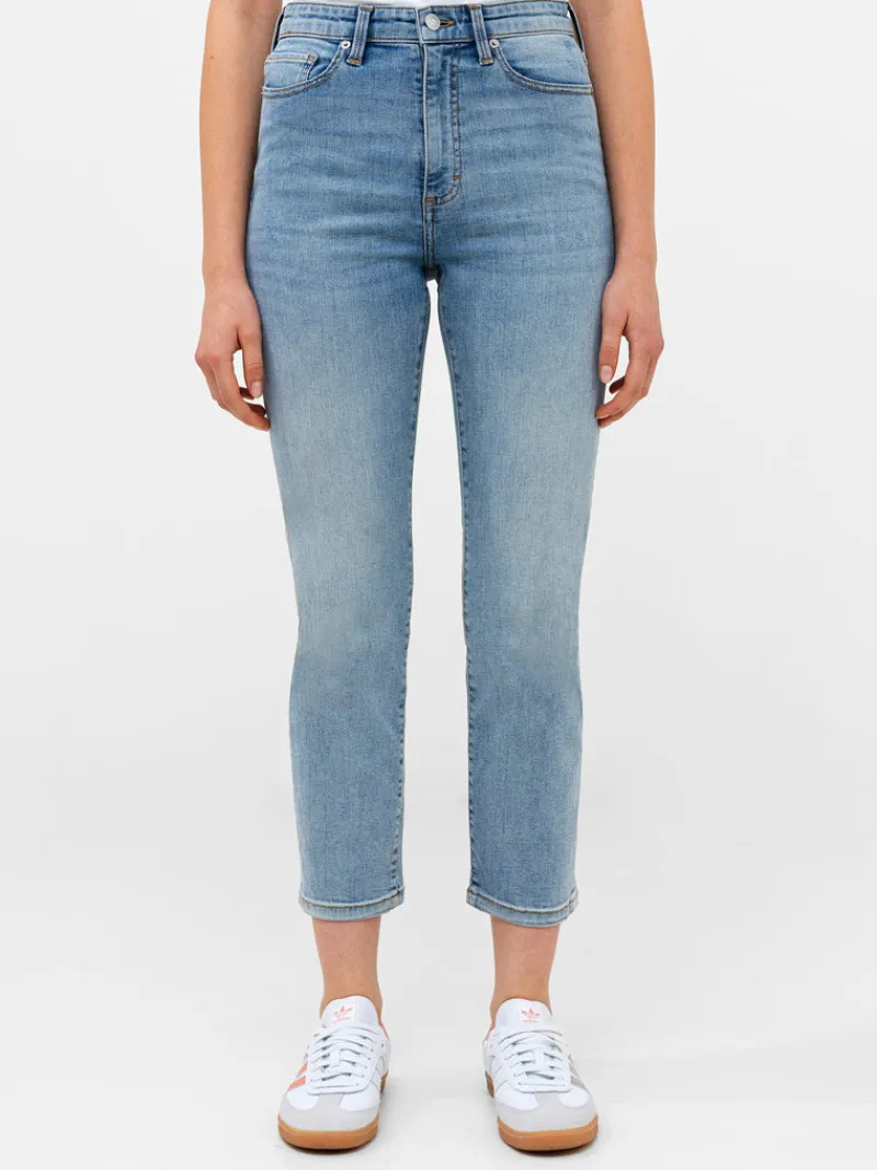 FRENCH CONNECTION Jeans | Women's Trousers<Stretch Denim Cigarette Fit Ankle Length Jeans BleachWash