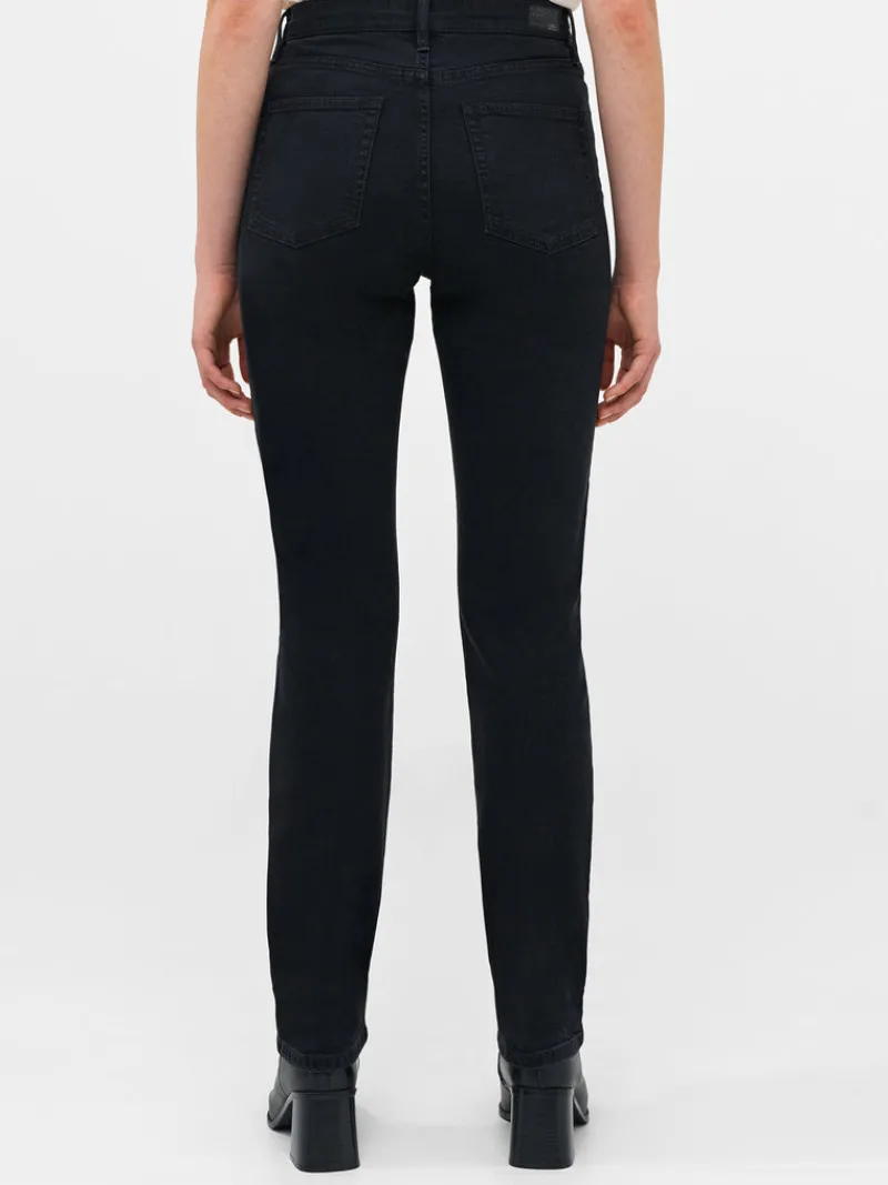 FRENCH CONNECTION Jeans | Women's Trousers<Stretch Denim Cigarette Fit High Waisted Jeans Black