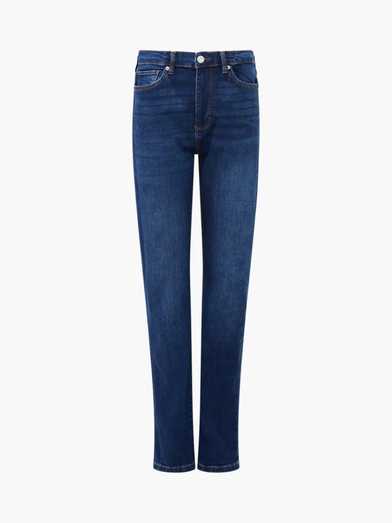 FRENCH CONNECTION Jeans | Women's Trousers<Stretch Denim Cigarette Fit Full Length Jeans MidWash
