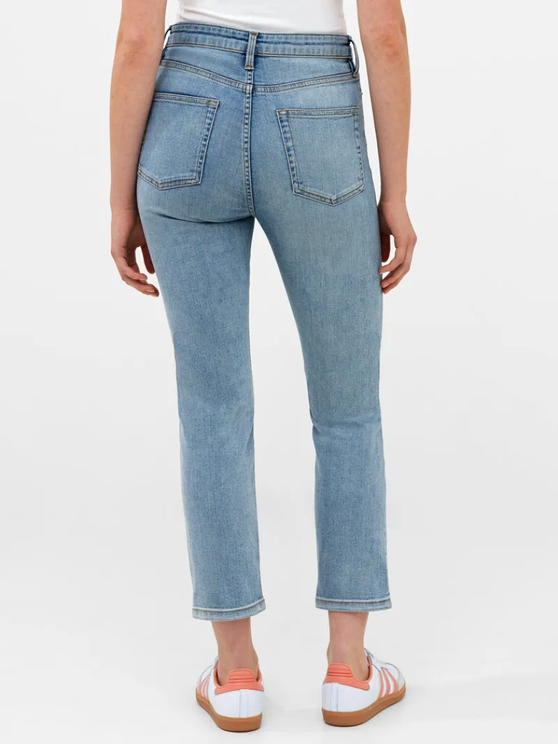 FRENCH CONNECTION Jeans | Women's Trousers<Stretch Denim Cigarette Fit Ankle Length Jeans BleachWash