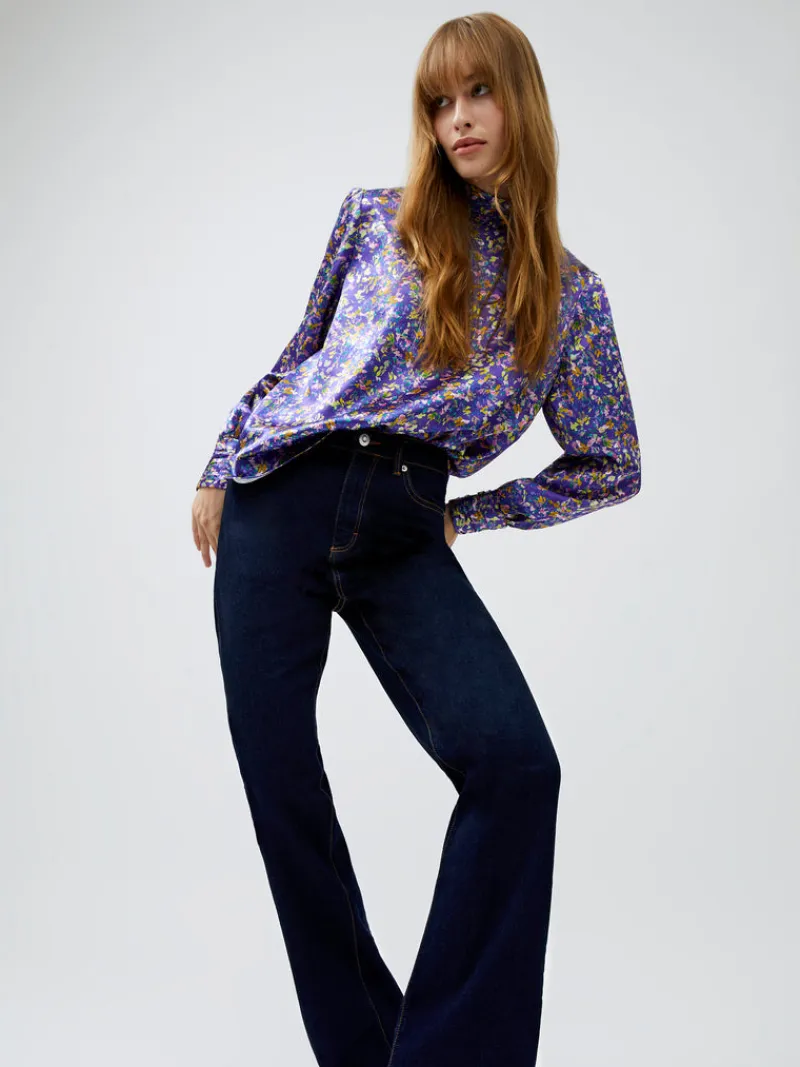 FRENCH CONNECTION Jeans | Women's Trousers<Stretch Denim Wide Flare Full Length Jeans CleanIndigo