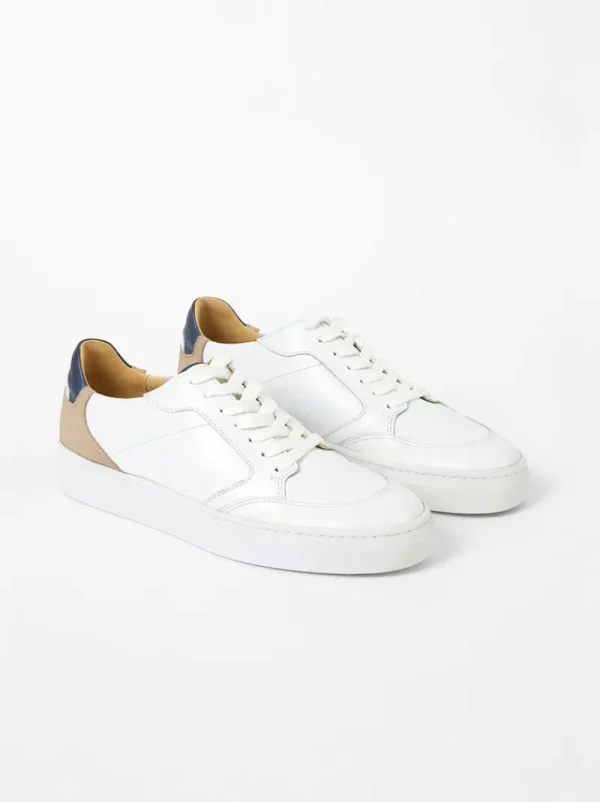 FRENCH CONNECTION Shoes<S+W x Larsa Sneakers White/Blues