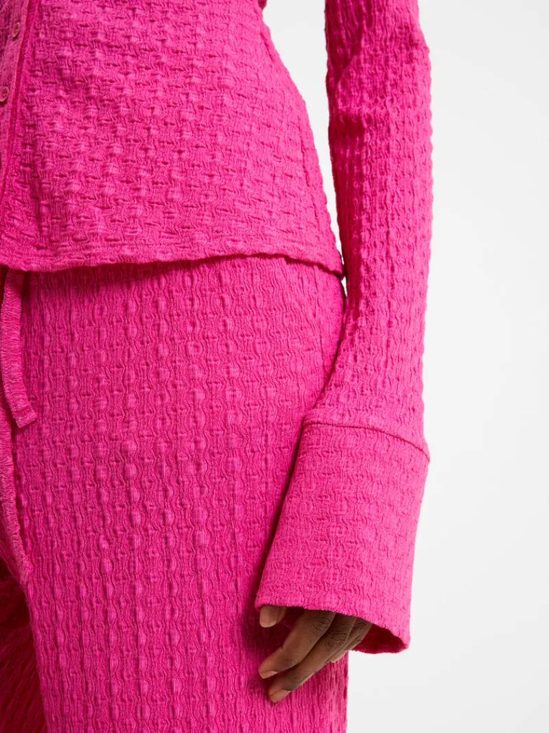 FRENCH CONNECTION Co-ords<Tash Textured Top Fuschia