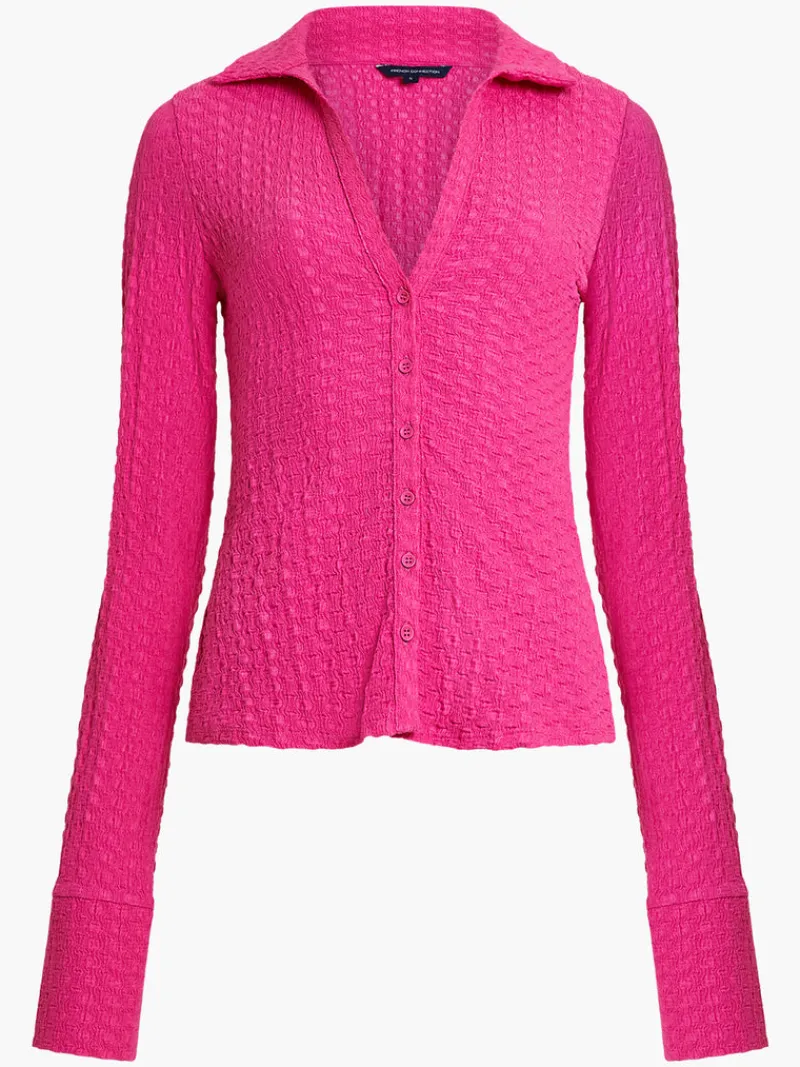 FRENCH CONNECTION Co-ords<Tash Textured Top Fuschia