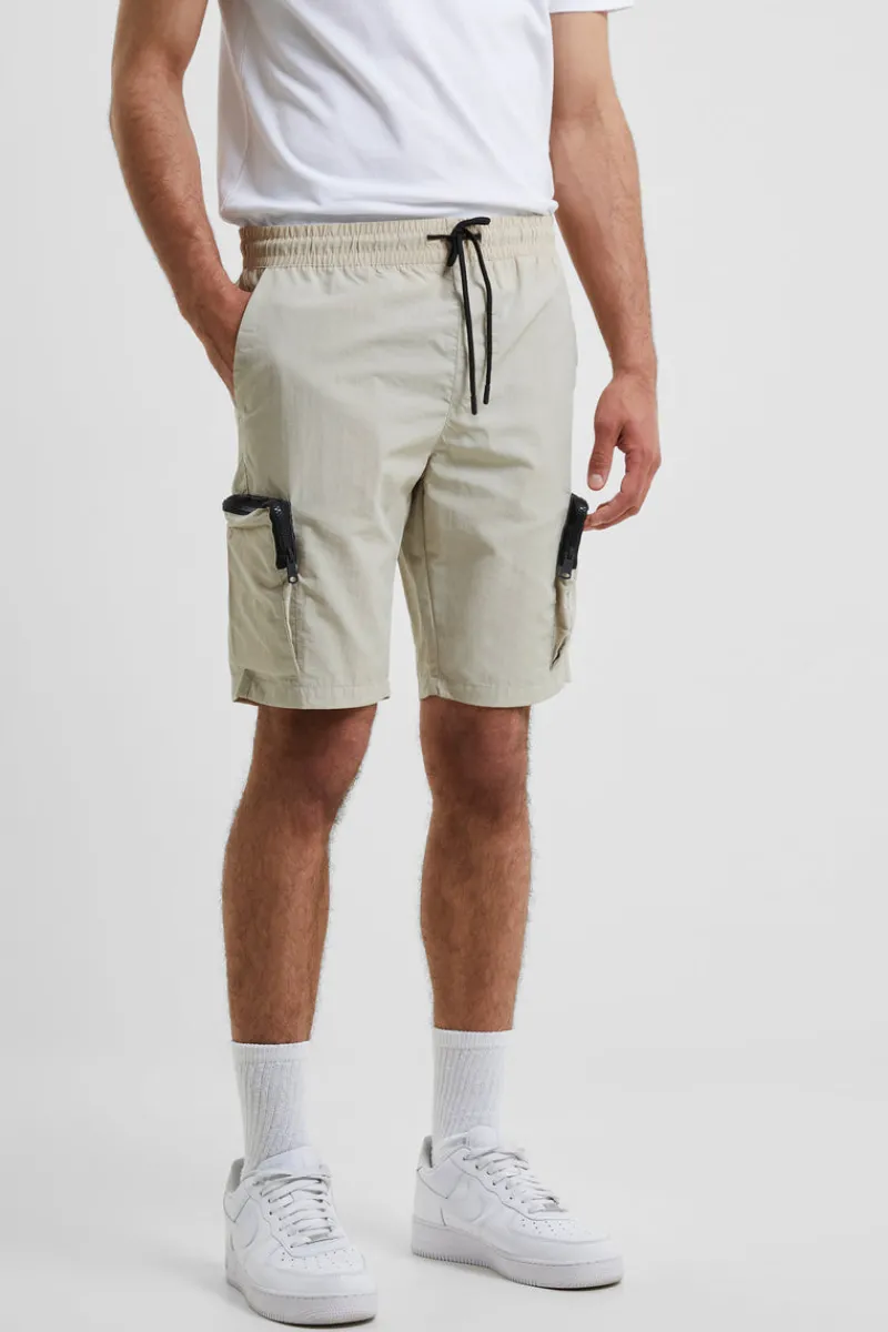 FRENCH CONNECTION Shorts<Tech Cargo Shorts Stone