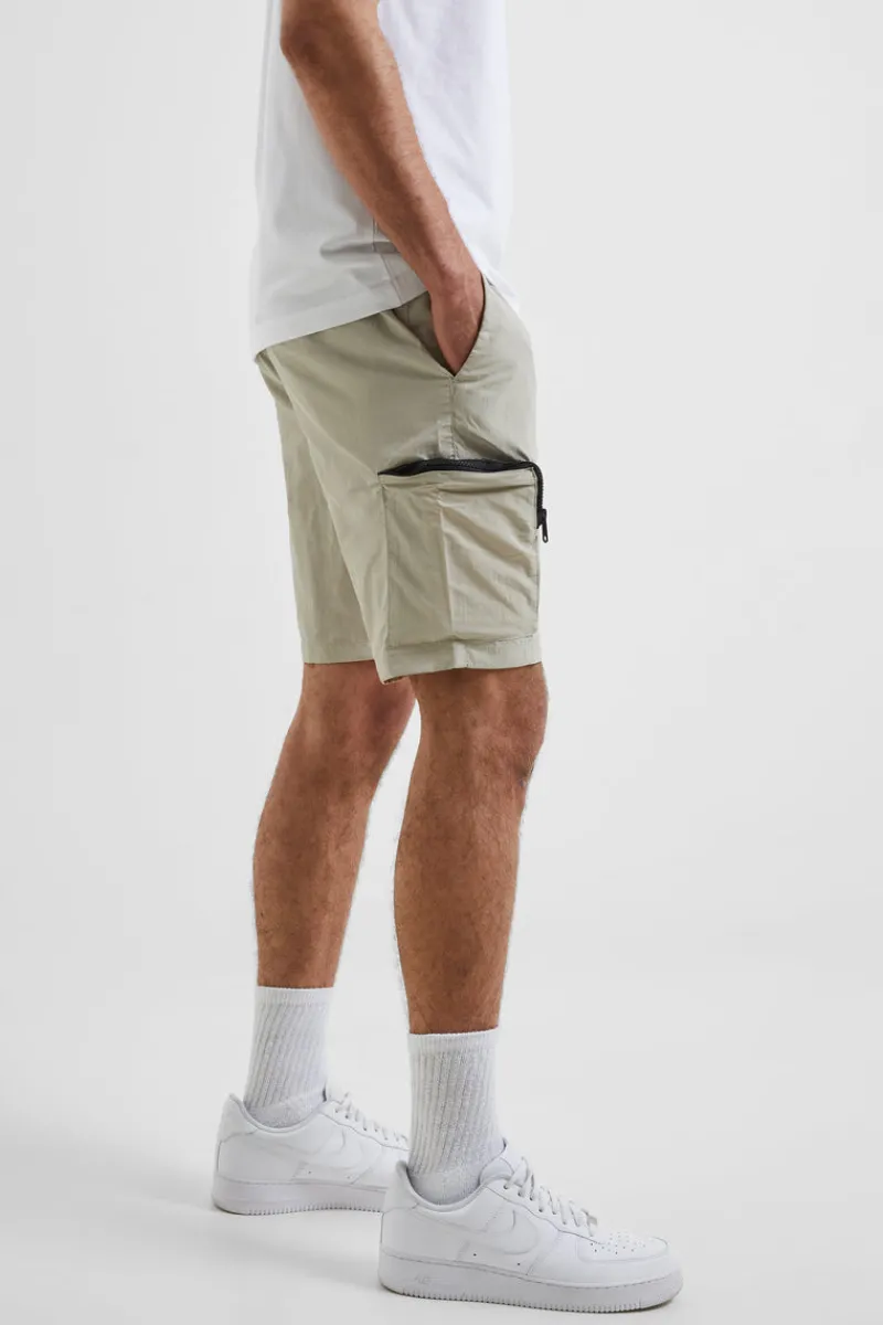 FRENCH CONNECTION Shorts<Tech Cargo Shorts Stone