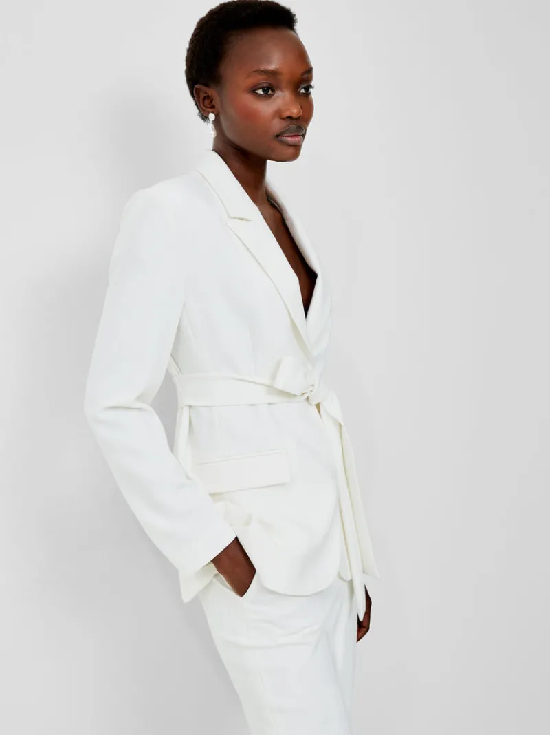 FRENCH CONNECTION Women's Suits | Women's Blazers | Coats & Jackets<Whisper Belted Blazer SummerWhite