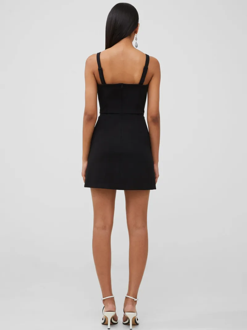 FRENCH CONNECTION Party Dresses | Mini Dresses | Black Dresses | Dresses<Whisper Bow Strappy Mini Dress 90 WinterWhite/Blackout