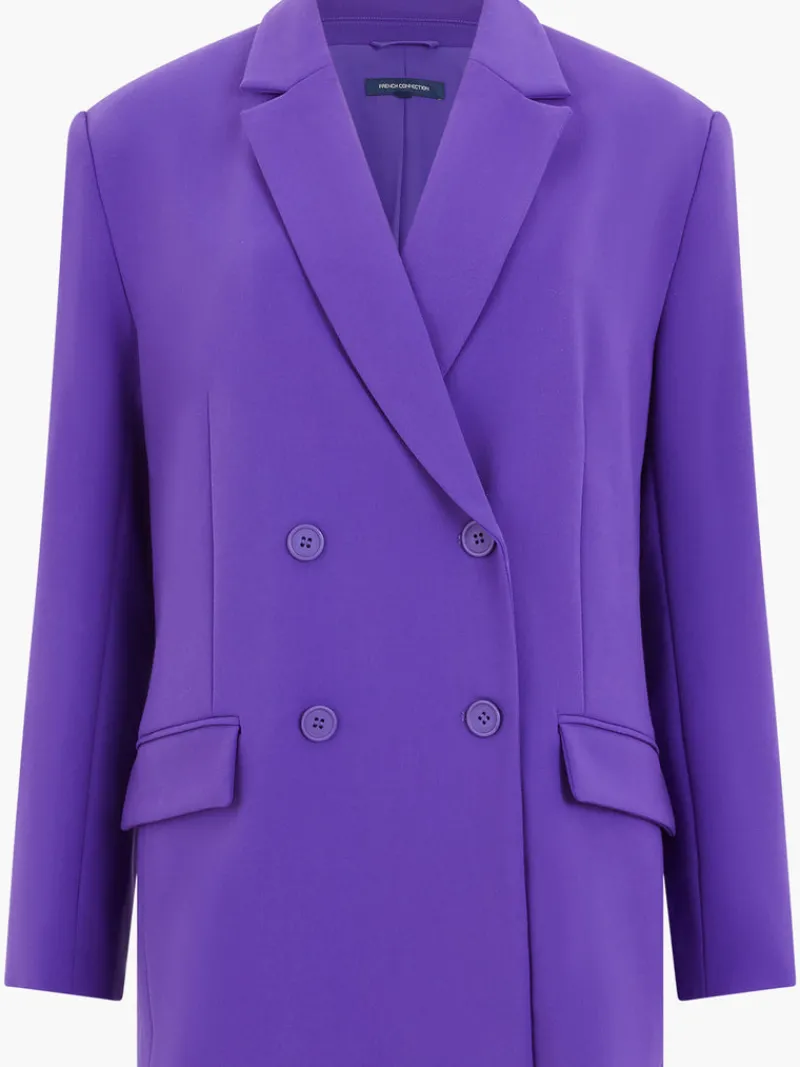 FRENCH CONNECTION Women's Suits | Sale | Co-ords<Whisper Double Breasted Blazer CobaltViolet