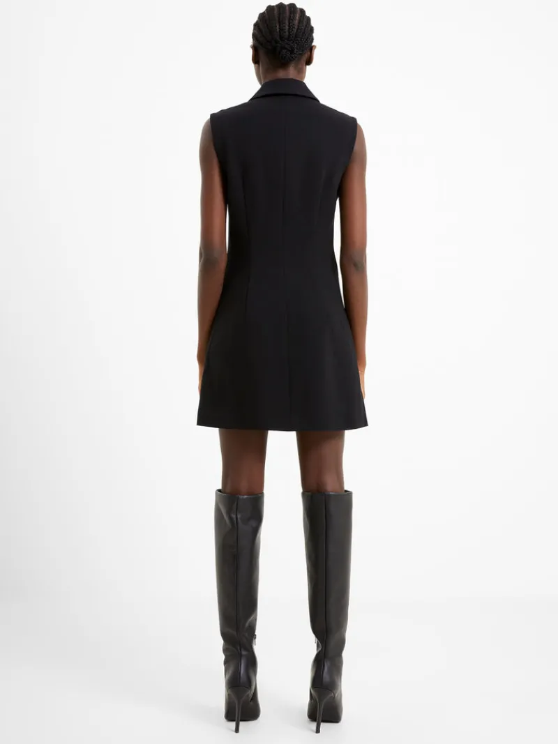 FRENCH CONNECTION Party Dresses | Mini Dresses | Black Dresses | Dresses<Whisper Sleeveless Tux Mini Dress Blackout
