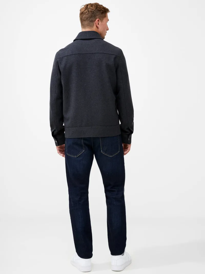 FRENCH CONNECTION Sale | Coats & Jackets<Wool Blend Blouson Coat CharcoalMel